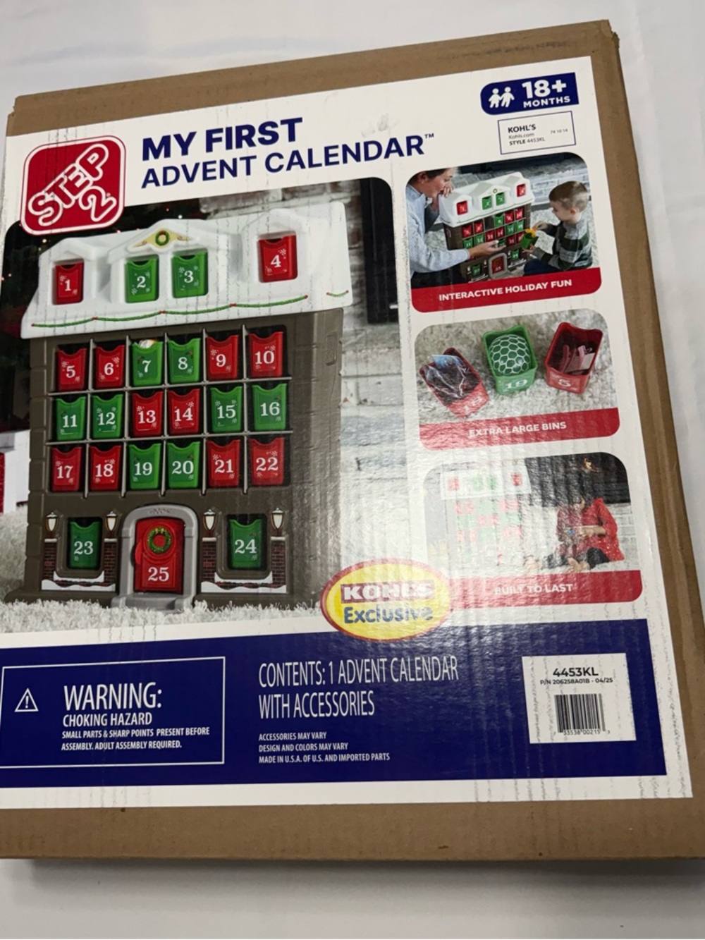 Step2 My First Advent Calendar -Holiday Playset